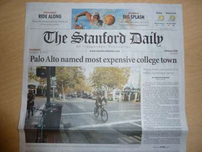 Stanford Daily: Palo Alto ist die teuerste Universitätsstadt der USA
