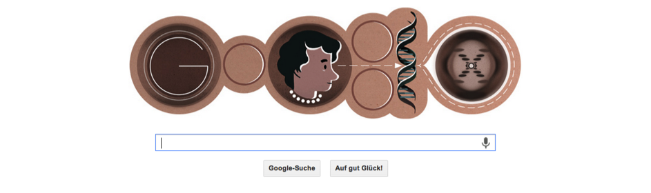 Molekularmedizin: Google-Doodle