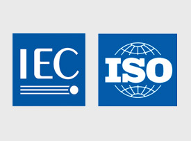 logos of IEC and ISO