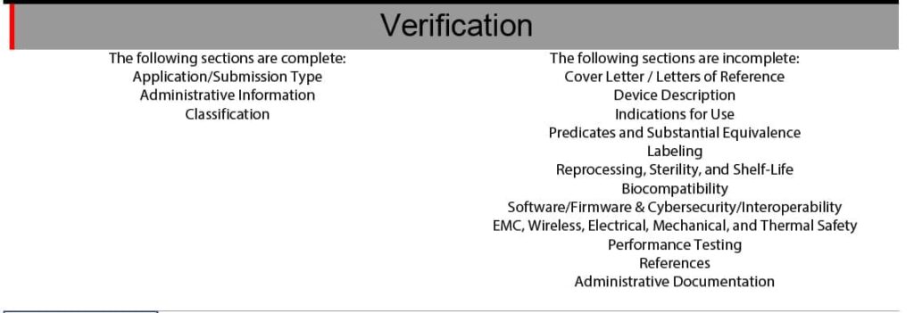 Das PDF enthält eine Übersicht über die Ergebnisse der automatisierten Verifikation.