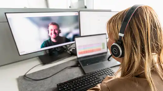 Remote Meeting on a Computer