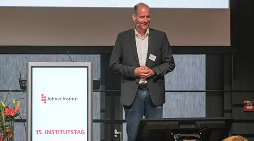 Christian Johner at the 15th Institutstag (Institute Day) of the Johner Institute