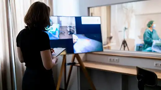 Beobachtung einer Usability-Studie im Labor