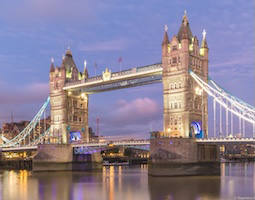 Foto der Tower Bridge, London